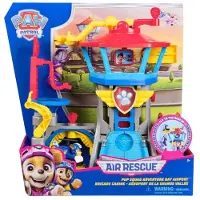 Ryhmä Hau PAW Patrol Air Rescue - Pup Squad Flughafen Tower mit Fahrzeugstarter, Chase-Pup Squad Racer und Bürgermeister-Figur, Flughafen & Flugzeug, PAW Patrol, 3 Jahr(e), Mehrfarbig