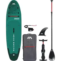 Aqua Marina Breeze, Aufblasbares Kajak, 1 Person(en), 100 kg, Türkis, EVA (Äthylen-Vinylazetat), Polyvinylchlorid (PVC), 3000 mm