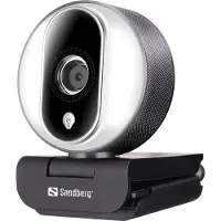 Sandberg Streamer USB Webcam Pro, 2 MP, 1920 x 1080 Pixel, Full HD, 60 fps, 1280x720@60fps, 1920x1080@30fps, 720p, 1080p