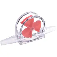 Alphacool Eisfluegel Durchflussanzeiger Rot 6-11mm - Acryl