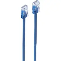 Shiverpeaks Patchkabel-Flachkabel U/UTP cat. 6 slim blau 15m
