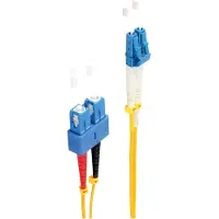 Shiverpeaks Duplex Patchkabel LC/SC 9/125µ, OS1/OS2 gelb 2,0m
