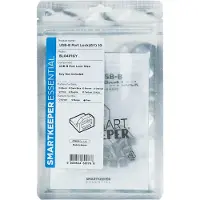 Smartkeeper ESSENTIAL USB-B Port Lock (BL04) (Farbcode Grau, 10 Stück)