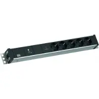 Bachmann 19" 1,5HE 5xCEE7/3 1xGVS-Plus 2,0m CEE7/7