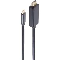 Shiverpeaks BS10-57185 Videokabel-Adapter 1,8 m HDMI Typ A (Standard) USB Typ-C Schwarz