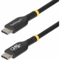 StarTech.com .com USB-C Ladekabel 1m, 240W Power Delivery EPR, USB 2.0, Schwarz