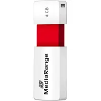 MediaRange MR970 USB-Stick 4 GB USB Typ-A 2.0 Rot, Weiß