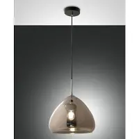 FABAS LUCE Pendelleuchte Glow E27 Ø350mm verchromt