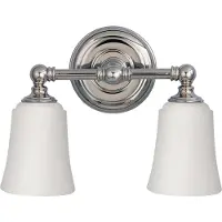 Elstead Lighting Huguenot Lake Wandleuchte chrom poliert Feiss FE-HUGOLAKE2BATH