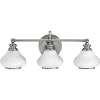 Elstead Lighting Elstead Ainsley LED Wandleuchte G9 3-fach Poliertes Chrom IP44