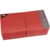 Papstar Zelltuchservietten rot