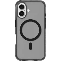 Laut CRYSTAL MATTER X hülle kompatibel mit der iPhone 16 Serie, Cover, Apple, iPhone 16, 15,5 cm (6.1"), Schwarz, Transparent