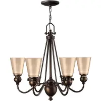 HINKLEY Mayflower Kronleuchter E27 6-fach Ältere Bronze
