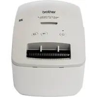 Brother Etikettendrucker QL-600G, Graustufen, für B 12-62 mm, 300 x 600 dpi, 44 Etiketten/Min., USB 2.0, inkl. 8 m Etikettenrolle