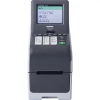 Brother Etikettendrucker TD-2320DS203, Thermodirektdruck, 203 dpi, 152 mm/s, USB/LAN, 3,5″ Farbdisplay, grau