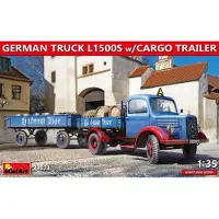 Mini art GERMAN TRUCK L1500S w/CARGO TRAILER