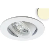ISOLED LED Einbauleuchte Slim68 MiniAMP weiß, rund, 8W, 24V DC, warmweiß, dimmbar