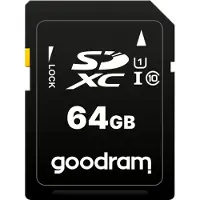 Goodram S1A0, 64 GB, SDXC, Klasse 10, UHS-I, 100 MB/s, 10 MB/s