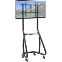 Techly TV Trolley für LCD LED TV 37-80", mit Ablage
