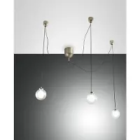FABAS LUCE LED Pendelleuchte Blog Ø120mm 15W Warmweiß Gold dimmbar