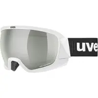 Uvex CONTEST CV Unisex-Skibrille Vollrand Monoscheibe Kunststoff-Gestell, weiß