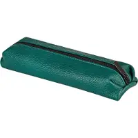Herlitz 50043828, Weiches Federmäppchen, Grün, Einfarbig, Reißverschluss