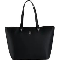 Tommy Hilfiger Shopper "TH EMBLEM TOTE" mit TH-Emblem vorne