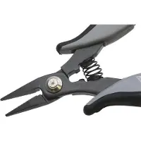 Wetec Flachzange, kurz, Greifflächen geriffelt, 2.0 mm, ESD-Griffe