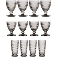 Villeroy & Boch Gläser-Set "Wein- & Longdrinkgläser Boston Coloured 12er Set" Spülmaschinenfest