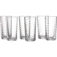 Ritzenhoff & Breker Longdrinkglas "Longdrinkgläser WAVE 250 ml 6er Set transparent"