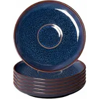 Villeroy & boch Untertasse "Espressountertassen Crafted Denim ø 11,8 cm 6er Set blau"
