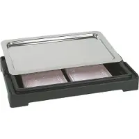 Assheuer & Pott APS 11505 Kühlbox TOP FRESH GN 1/2, 56,5 x 35 cm, inkl. 2 Kühlakkus, Germany, schwarz