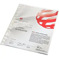Leitz 47340000, A4, PVC, Transparent, 230 mm, 305 mm, 10 g