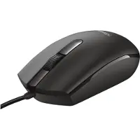 Trust TM-101, Beidhändig, Optisch, USB Typ-A, 1200 DPI, Schwarz