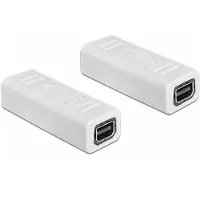 DeLOCK - DisplayPort-Buchse-/Steckerwandler - Mini DisplayPort (W) zu Mini DisplayPort (W) - 3.9 cm - weiß