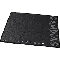 Gamdias Mouse pad, GMM2300, Black, Size: 350 x 280 x 4 mm mm