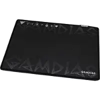 Gamdias NYX, Schwarz, Abbildung, Stoff, Gummi, Anti-Rutsch-Basis
