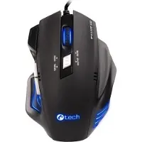 C-TECH Akantha/Herring/Optisch/Rechtshänder/2 400 DPI/Wireless USB/Blau
