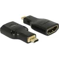 DeLOCK 65664 Hdmi-auf-micro-hdmi-adapter Golden Golden One Size