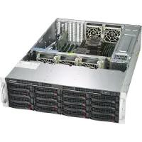 Super Micro Computer B.v. Supermicro 836BE1C-R1K03B, Rack, Server, Schwarz, EATX, 3U, Heimbüro