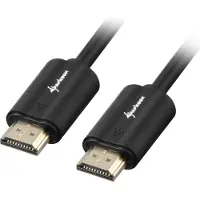 Sharkoon HDMI/HDMI 4K, 5m, 5 m, HDMI Typ A (Standard), HDMI Typ A (Standard), 3D, Audio Return Channel (ARC), Schwarz