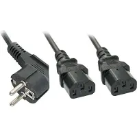 Lindy Schuko 2x Netzkabel Iec C13 Auf C14 2 M