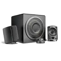 Wavemaster MOODY BT, 2.1 Kanäle, 65 W, Universal, Grau, Holz, Kabelgebunden