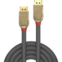 Lindy Gold 8k60hz Displayport-kabel 0.5 M