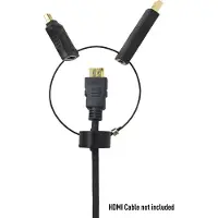VivoLink PROADRING1, Schwarz, Single, Stecker, Buchse, Gerade, Gerade