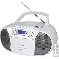 Sencor SPT 3907 W Blau Weiß Radio Kassettenplayer