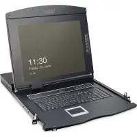 Digitus Konsole 17" TFT o.Tastatur o. KVM-Modul schw.