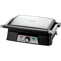 Concept GE2005, Schwarz, Edelstahl, Tisch, Drehregler, Rost + Blech, 278 x 170 mm, 220 - 240 V