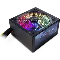 Inter-Tech Argus RGB-600W II, 600 W, 100 - 240 V, 47 - 63 Hz, Aktiv, 100 W, 600 W