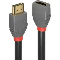 Lindy 36475, 0,5 m, HDMI Typ A (Standard), HDMI Typ A (Standard), 3D, 18 Gbit/s, Schwarz